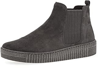 Gabor Damen Chelsea Boots, Frauen Stiefeletten,Wechselfußbett,Best Fitting,halbstiefel,Kurzstiefel,Pepper (anthrazit),36 EU / 3.5 UK