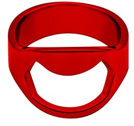 Anneau de pouce en acier inoxydable ouvre-bouteille ouvre-bouteille de bière outil anneau ouvre-bouteille Ouvre-bouteille porte-clés personnalisé