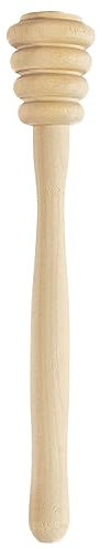 Chinchilla® Pelle à Miel | Robuste ustensile de Cuisine en Bois Brun | Dosage Propre du Miel et du sirop | Ustensiles pour la Maison et la Cuisine | 15 cm | Fabriqué en Allemagne