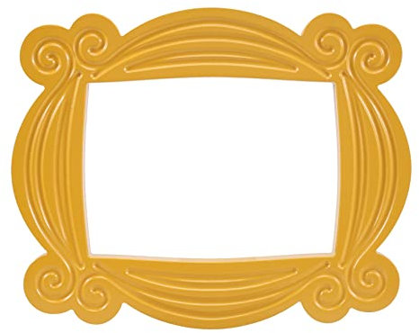 Grnlucja Handmade Monica Door Frame Wood Yellow Photo Frames Collectible Home Decor Collection Cosplay Gift