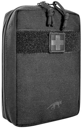 Tasmanian Tiger TT First Aid Complete Molle Primo soccorso Set con sistema Molle per Viaggi e Casa, ideale per Escursioni Trekking Outdoor Bici Ufficio; Nero