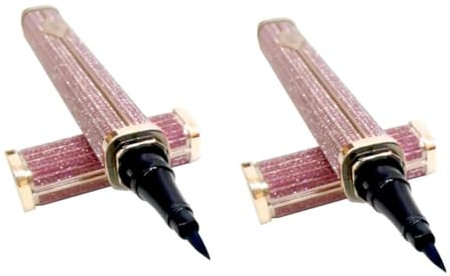 FRCOLOR Eyeliner Liquido 2 Pz eyeliner fodera liquida penna per colla per ciglia matita per occhi trucco nero eye-liner trucco per occhi sbavatura penna colla Mancare Scuoiato