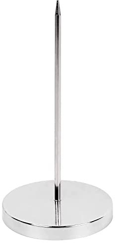 Movilideas - Pincho para notas tenedor de billetes, recibos,14cm, acero inoxidable para Restaurantes, Bares,Hogares, Oficinas,Factura, Recibo, Cobrador Facturas