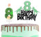 Dinosaur 8th Birthday Cake Topper with Number Candle 8 Dino Candles Cake Decorations for Boys,Happy 8th Birthday Dinosaur Theme Party Candles Cake Cupcake Topper for Boys Girls 8th Birthday Decor