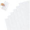 Ceihwa 6pcs Plastic Canvas Sheets Weiß Mesh Plastikgitter für Taschen Lochplatte Kunststoffgittergewebe Kunststoff Kreuzstich Stramin zum Sticken Canvas Cross Stitch Meshstoff Leinwand zum Knüpfen