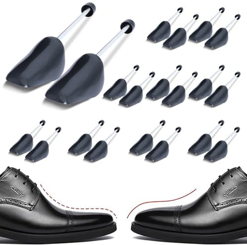 YOLOPARK 10 Pairs Shoe Trees for Men 6-12, Plastic Shoe Boot Stretcher