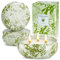 Citronella Kerze Outdoor Drinnen, 36OZ Natürliches Sojawachs Duftkerzen,240 Std Draußen Kerzen, Groß Zitronella Kerze für Camping, Garten, Hause, Hotel, Duftkerzen Kerzen Set Geschenke (Grün)