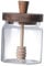 FytStycale 400ml Honey Jar with Wooden Dipper and Lid, Glass Honey Dispenser and Storage Pot for Home Kitchen