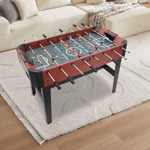 Tischkicker Erwachsene Kickertisch Tischfussball Mini Tischtennistisch mit Punktezähler, Multigame-Spieltisch für Kinder Jugendliche Erwachsene, 120 * 61 * 81cm