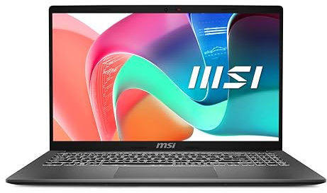 MSI Modern 15 Laptop (F13MG-056UK) - (15.6 FHD IPS-Level Panel, i3-1315U, Intel UHD Graphics, DDR IV 8GB (3200MHz), 512GB NVMe PCIe SSD, WIFI 6E, Windows 11 Home Plus) - Platinum Gray