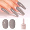 Imtiti Brown Gel Nail Polish, Greyish Brown Gel Polish High Gloss Soak Off UV LED Nail Gel Polish Autumn Winter Gel Polish Nail Art Manicure Salon Design Gel Nail Set 10ML