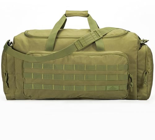 APRILBAY Super Quality 65L Großes Reisegepäck Duffel-Tasche Falloben Cargo-Sportausrüstungssack für Ski- und Hardware-Ausrüstung, hochbelastbar und langlebig (65L) (Grün)