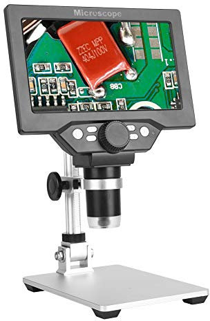 12 MP, 7-Zoll-LCD, 1200-faches Hochauflösendes Elektronisches Digitalmikroskop mit Größerer Objektentfernung für die Elektronische Wartungsindustrie, Unterstützung von 16