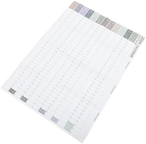Homoyoyo Wandkalender 2024 Whiteboard - 12 Monate Planer Für Büro Und Zuhause - Akademischer Jahreskalender Praktisches Zeitplan Poster Für Bessere Organisation Und Übersicht