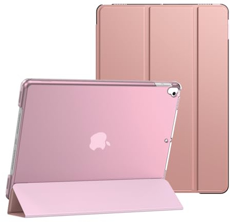 Schutz Hülle für iPad Air 3 in Rosegold (von 2019) 10,5 Magnetisch dünn leicht PU Leder Tablet Smart Case mit Auto Schlaf/Aufwach transparente Rückseite