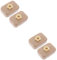 VALICLUD 4 Sets Colored Cosmetic Lens Case Portable Lens Storage Box for Travel Cute Design Wear Material for Sharing with Friends and Family for Work and Trips