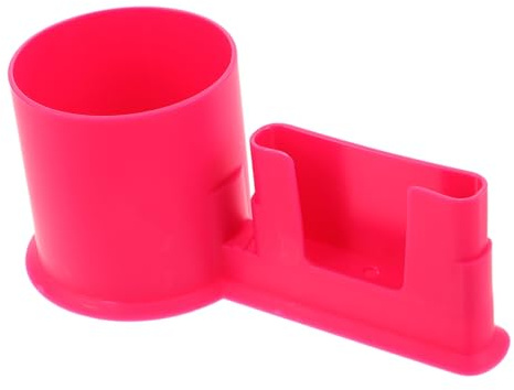 Toyvian Multi-functional Paddle Board Drink Holder with Phone Mount for Kayak and Boat Water Bottle Cage Stand for Boating Surfing and Paddleboarding Easy Installation Portable Outdoor