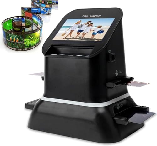 22 MP digitaler Film- und Diascanner, hochauflösende 120 Film-Dia-Negativfotoscanner mit 4,3-Zoll-LCD-Bildschirm, integrierter 128 MB Speicher.