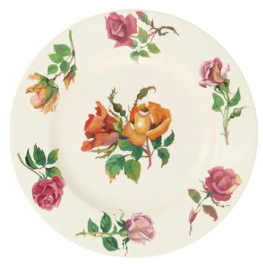 Emma Bridgewater Granny's Roses Medium Dinner Plate, 8.5 Inch