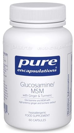 Pure Encapsulations Glucosamine/MSM with Ginger and Turmeric, 60 Capsules