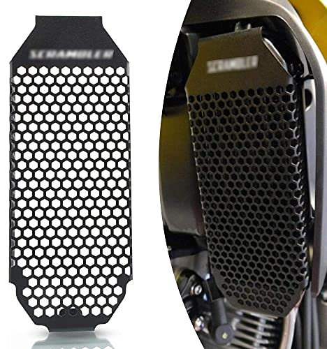 Moto Radiatore Griglia Protezione del Radiatore Dell'olio per D&uca.ti Scrambler 400 800 Icon Dark 2015-2024 Monster 797 2018-2020 (Nero)