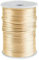 90m Satinschnur 2mm Satinkordel Schmuck-Kordel -Schnur Kumihimo Bänder, Farbwahl, Farbe:beige