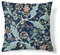 Obal William Morris Blue Kissen Deckung Original Design Samtkissen Hülle Square Dekorative Wurfkissenbezug 45x45 cm für Sofa Bett Couch Wohnzimmer Schlafzimmer Wilhelmina