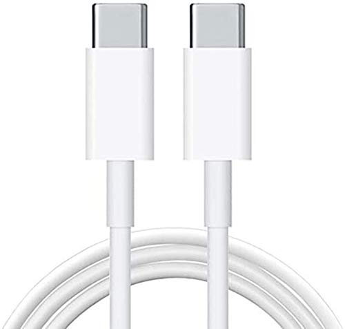 USB C to USB C Cable,6FT USB C Charger Cable 60W fast charger usb c for MacBook Pro,MacBook Air,for iPad Pro 2020/2018,Samsung Galaxy S21/S20 Ultra, Pixel 5/4/3/2/XL - White