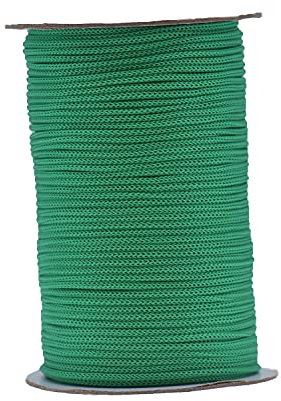 IHKFILAN Polypropylen Utility Rope Kordelzug Hohl geflochtenes, PP-Seil Barrier Rope Polypro Rope, Flechtleine Tauwerk,Outdoor Seil Knotenfest (Grey, 3MM)