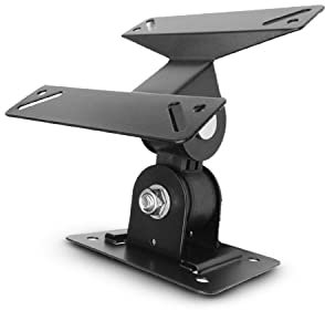 IMBTECH Full Motion Swivel Tilt TV Wall Mount Bracket For 14-24 Inch TVs - Max Weight Capacity 35 lbs (15kg) - Compatible with 75 * 75,100 * 100mm VESA - Black