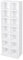 Lillyvale CD Bookcase Storage Shelf Case Cabinet Rack Unit Tower Organizer Adjustable Wooden Book Bluray Video Games Up To 224 CD's (White)