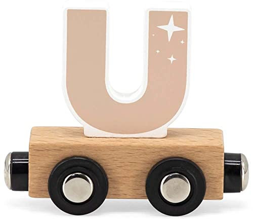 Elefantasie Buchstabenzug Namenszug Holzeisenbahn magnetisch Holzbuchstaben Wunschname zusammenstellen U bunt