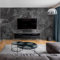 dedeco Wohnzimmerrückwand TV-Wand Wandpaneel Wohnrückwand Rückwand Tapetenersatz, Motiv: Marmor V11, 300 x 150 cm, wasserfest, robust, als Wandverkleidung aus Acrylglas 3D, Glasoptik