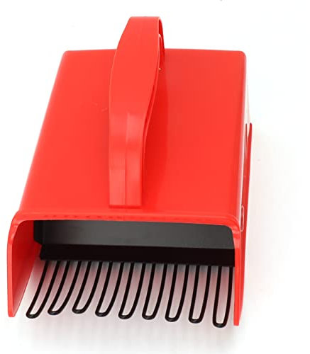 Raccogli Bacche con Pettine Metallico, Strumento Raccogli Bacche, Rastrello Pettine in Plastica Per Mirtilli, Paletta Raccogli Mirtilli in Plastica con Manico Ergonomico, Non Danneggia Frutta O Piante