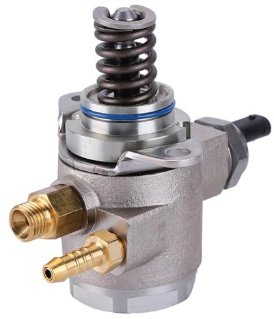 Hochdruck-Kraftstoffpumpe,Asudaro 03C127026C Solide Struktur Präzise Einspritzung Hochdruckpumpe Benzinpumpe Kompatibel Für 1.2/1.4 TSI/TFSI A1 A3 8P GOLF 5+6 PASSAT Silber