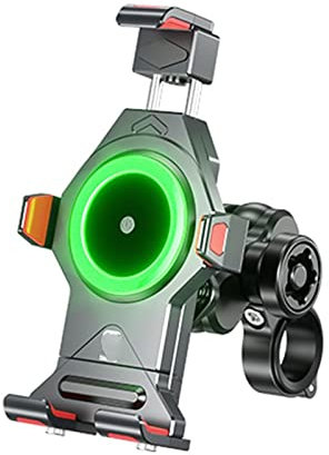 GPS Ständer Halterung 12-24V wasserdichte Mobiltelefon-Adapterhalterung Für Drahtloses Netzteil Stoßfest Anti-Shedding-Motorrad-Handy-Ladegerät (Farbe : 1)