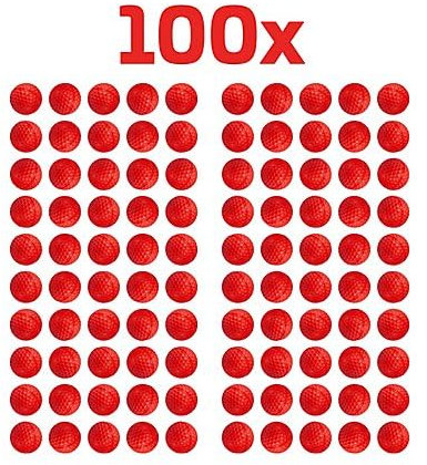 XSHOT X-Shot - Chaos 100 Kugeln Nachfüllpack - Nachfüllpackung für X-Shot Chaos Blaster und viele weitere Kugel-Blaster