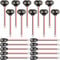 Xiatiaosann 9v Battery Connector to PH2.0 Cable, I-Type & T-Type 9 Volt Battery Clip with 2-Pin PH2.0 Connector Cord for LED Strip (20 Pack)