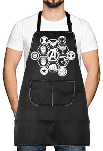 Hero Movie Comic Lovers Gift Hero Sign Adjustable Apron Teacher Mother Father Themed Party Funny Apron (Hero Sign)