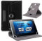 Ytaland Universal Hülle für Blackview Tablet 10 Zoll/Tab70 WiFi/Tab80/Tab30, PU Leder Cover für 10-10,5 Tablet, Kompatibel mit Teclast M50/T40HD Tablet (Schwarz)