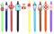 LAMDNL 6/10/12x/Set einziehbarer Kugelschreiber, lustiger Krankenschwester-Stift, glattes Schreiben, 1,0 mm, Signaturstift für Doktor und Studenten