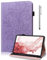 TUOLISG Case for Xiaomi Redmi Pad SE 11.0 inch 2023,Luxury PU Leather cover with Multi-Angle Viewing Stand and Stylus,Purple