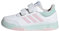 adidas Unisex Baby Tensaur Hook and Loop Shoes Laufschuhe, Cloud White/Clear Pink/Semi Flash Aqua
