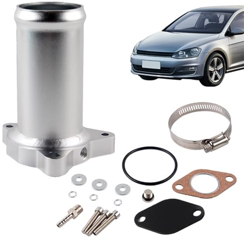 Hugwish Kit Anular Egr 1.9 tdi 130/160 HP Diesel, Supresor Egr, tubo de reemplazo de la válvula egr, kit de tubo de reemplazo de la válvula de aluminio aplicable a vehículos diesel