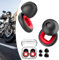 Artvive Ohrstöpsel, Motorrad Ohrstöpsel - 27 dB, Wiederverwendbare Superweiche Silikon-Ohrstöpsel, Ohrstöpsel zum Schlafen mit Geräuschunterdrückung (Rot)