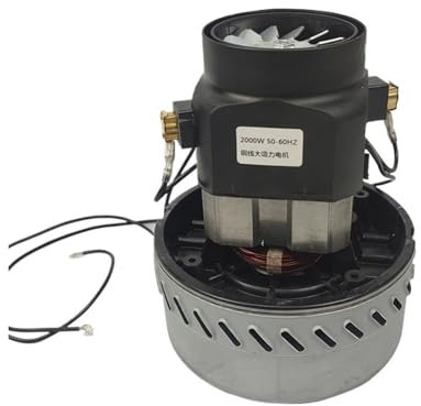 LIUCH Motor de aspiradora Industrial de 220 V y 2000 W, Gran Potencia, Cable de Cobre, Piezas de aspiradora, Accesorios for Motor de Ventilador de succión en seco y húmedo
