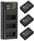 FirstPower LP-E17 Battery and Triple Slot Charger for Canon R10, R8, R50, EOS RP, Rebel T8i, T7i, T6i, T6s, SL2, SL3, EOS M3, M5, M6, 77D, 200D, 750D, 760D, 800D, 8000D Camera