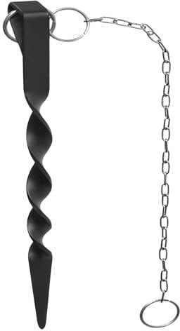 13 -Zoll -Regenkettenanker mit 17 Zoll Kette, Spiral Iron Rain Gutter -Adapter, wetterfeste Ketten für Dachrinnen -Downspout -Outsidechain