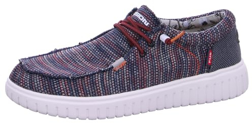 Fusion Leinenschuh Blau in Größe 40