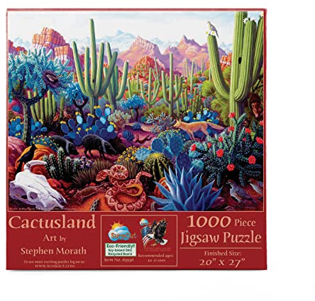 Sunsout 69936 - Morath: Kaktuslandschaft - 1000 Teile Puzzle